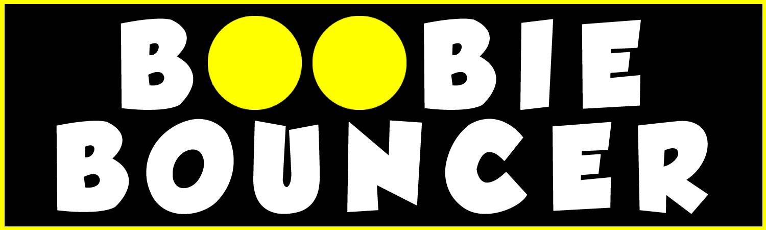 Boobie Bouncer Custom Vinyl Sticker, Window Cling or Magnet in UV Laminate Coating