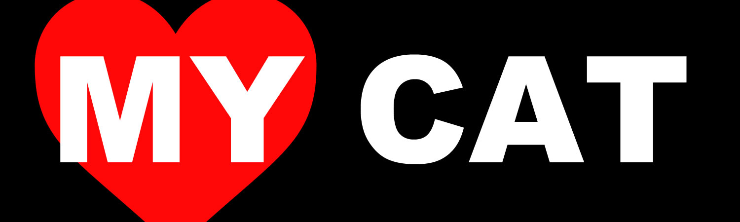  My Cat  Vinyl Bumper Sticker  Window Cling or Bumper Sticker Magnet in UV Laminate Coating