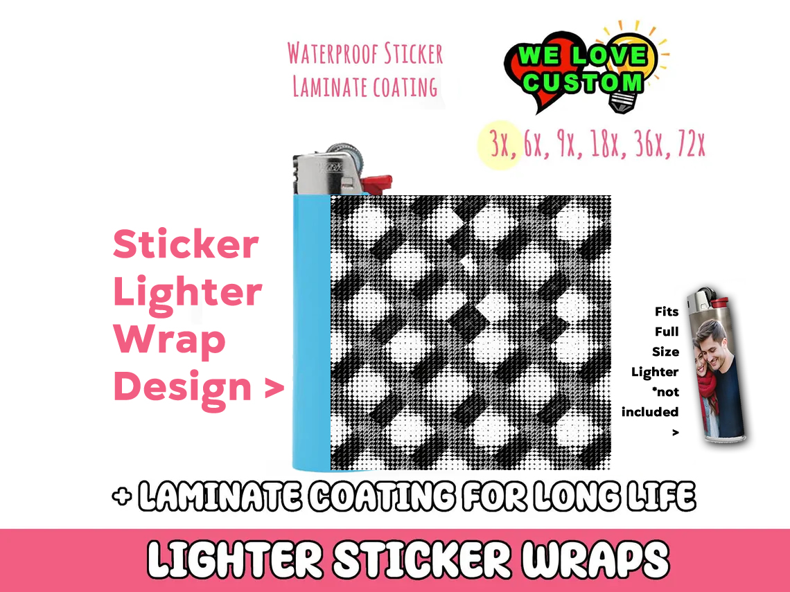 Lighter Wrap Sticker Design Lighter Wraps  Your Custom Photo or Text