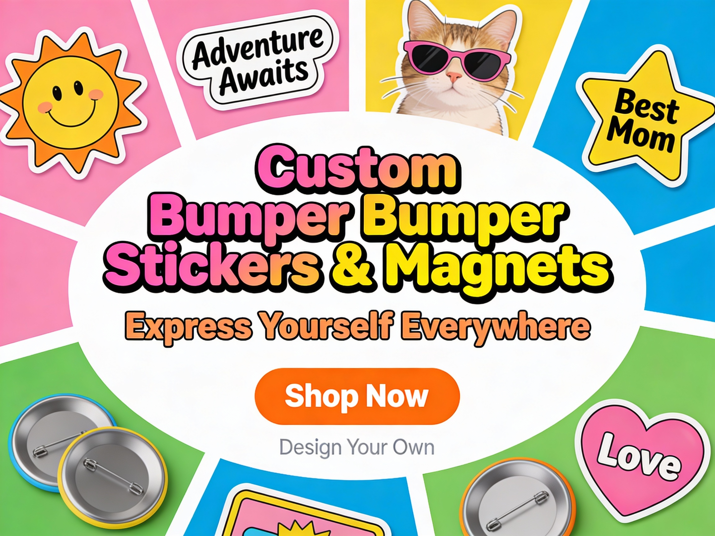 Bumper Stickers & Magnets